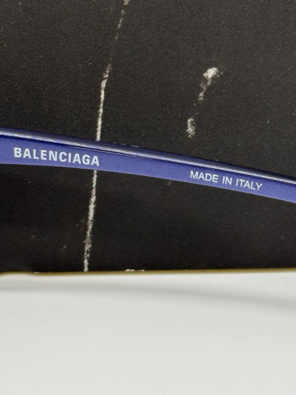 NEW BALENCIAGA BB0229S 006 BLUE UNISEX SUNGLASSES BALENCIAGA EYEWEAR - Picture 9 of 10
